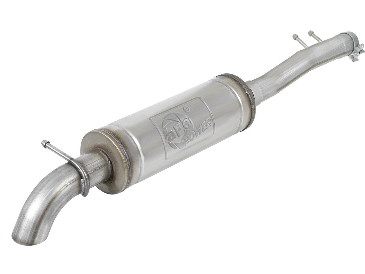 Rock Basher 2-1/2 Inch to 3 Inch 409 Stainless Steel Cat-Back Exhaust System Jeep Wrangler (JK) 07-18 V6-3.6L/3.8L aFe Power aFe Power