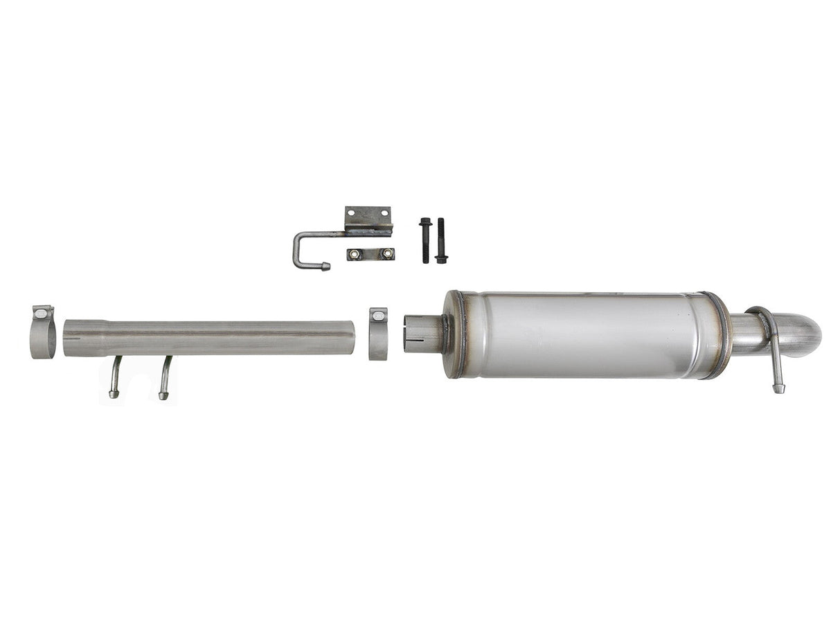 Rock Basher 2-1/2 Inch to 3 Inch 409 Stainless Steel Cat-Back Exhaust System Jeep Wrangler (JK) 07-18 V6-3.6L/3.8L aFe Power aFe Power
