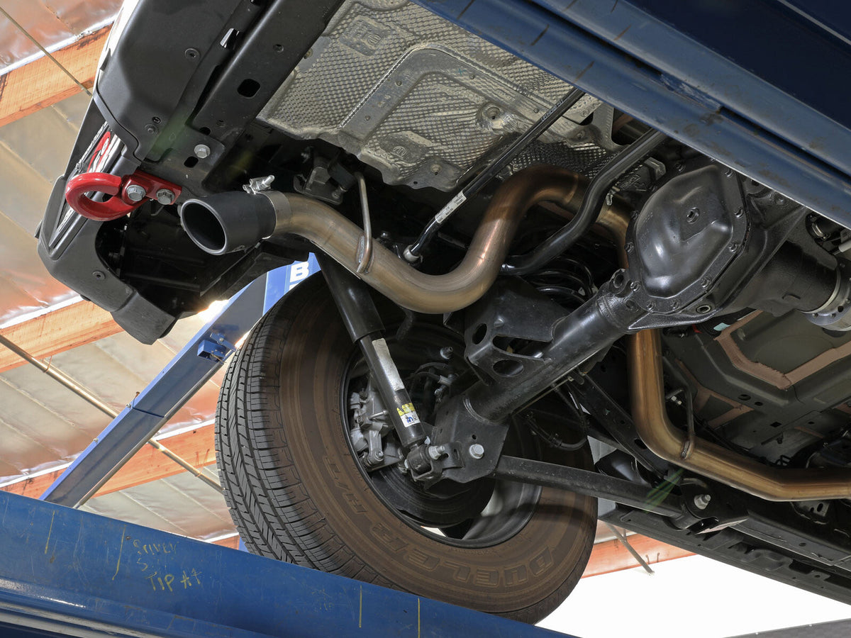 Mach Force-Xp 409 SS Axle-Back Hi-Tuck Exhaust System w/Black Tip Jeep Wrangler (Jl) 18-26 L4-2.0L (t)/V6-3.6L aFe Power aFe Power
