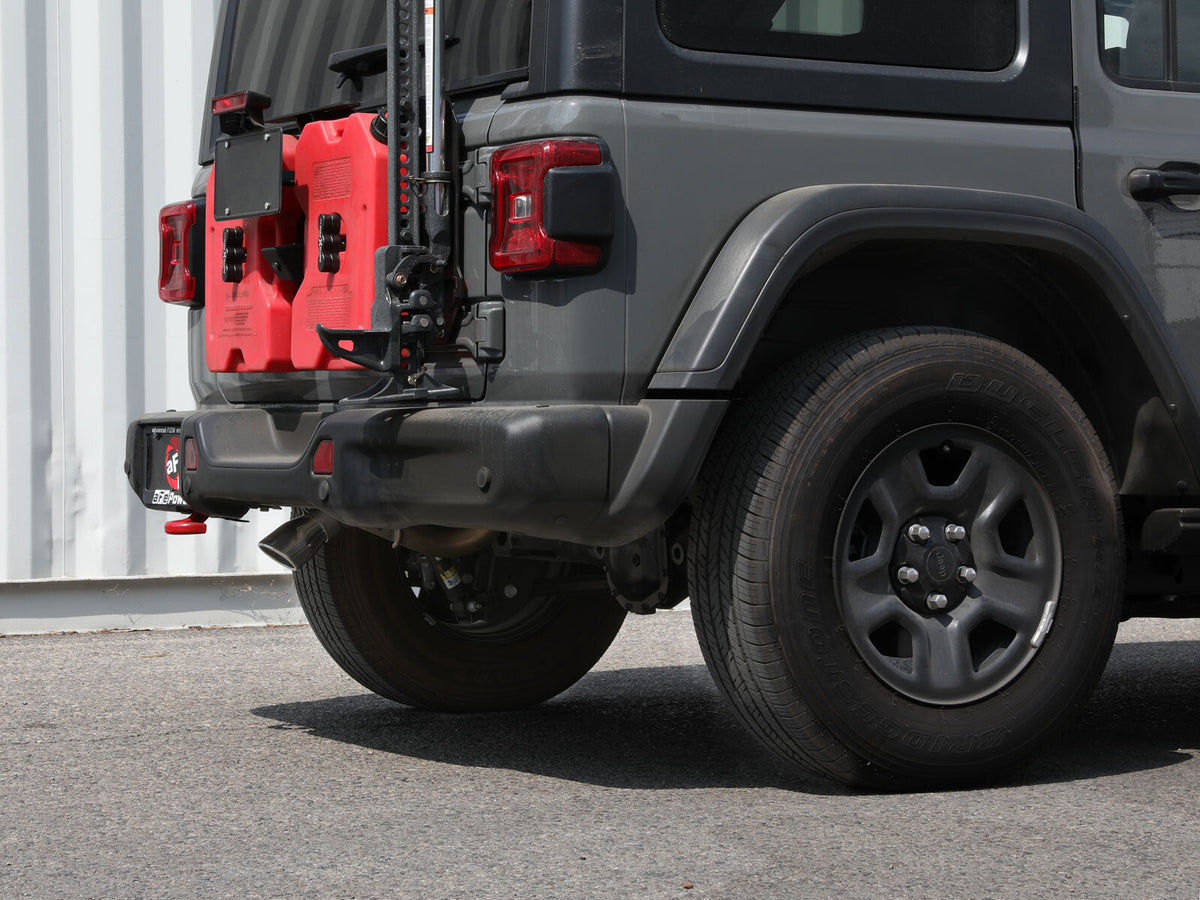 Mach Force-Xp 409 SS Axle-Back Hi-Tuck Exhaust System w/Polished Tip Jeep Wrangler (Jl) 18-26 L4-2.0L (t)/V6-3.6L aFe Power aFe Power