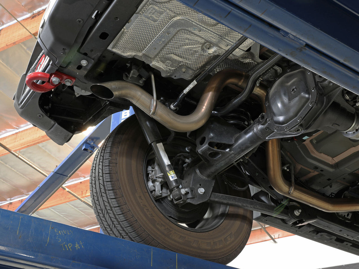 Mach Force-Xp 409 SS Axle-Back Hi-Tuck Exhaust System w/No Tip Jeep Wrangler (Jl) 18-26 L4-2.0L (t)/V6-3.6L aFe Power aFe Power