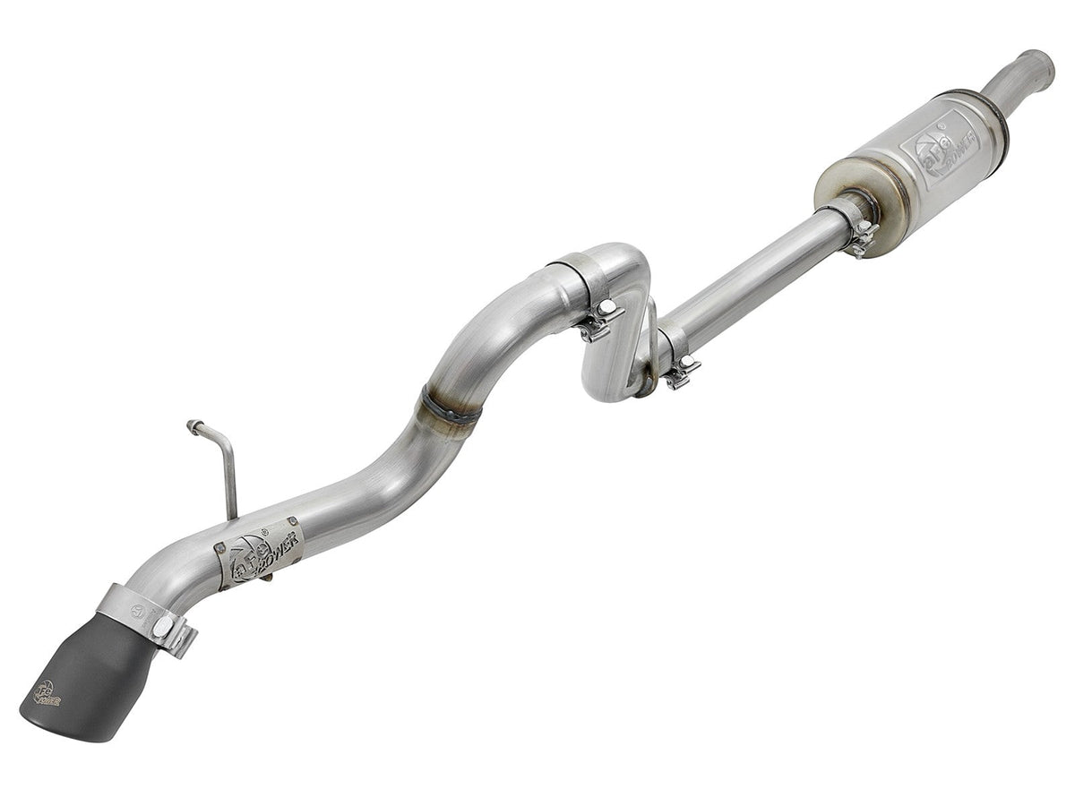 Mach Force-Xp 2-1/2 Inch 409 Stainless Steel Axle-Back Hi-Tuck Exhaust Black Jeep Wrangler (Jl) 18-26 V6-3.6L aFe Power aFe Power