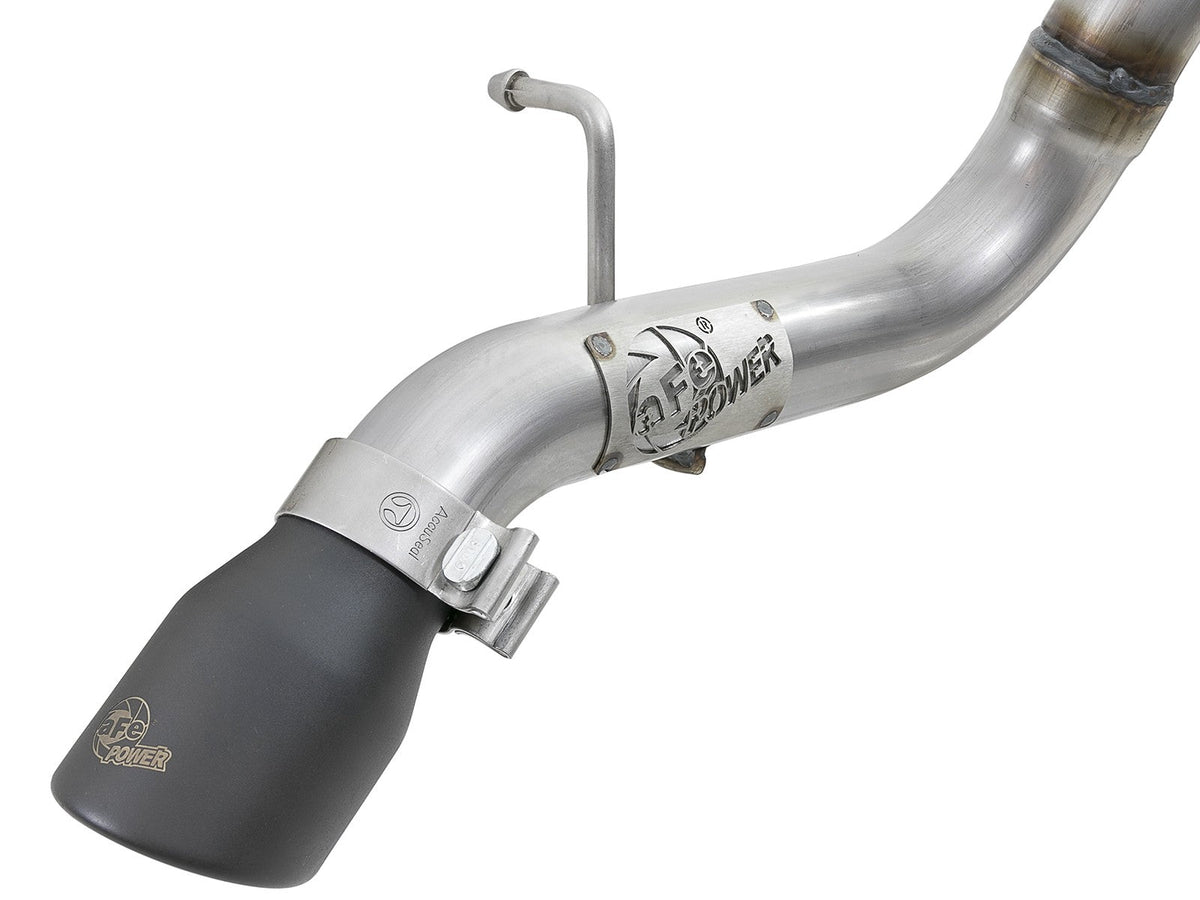Mach Force-Xp 2-1/2 Inch 409 Stainless Steel Axle-Back Hi-Tuck Exhaust Black Jeep Wrangler (Jl) 18-26 V6-3.6L aFe Power aFe Power