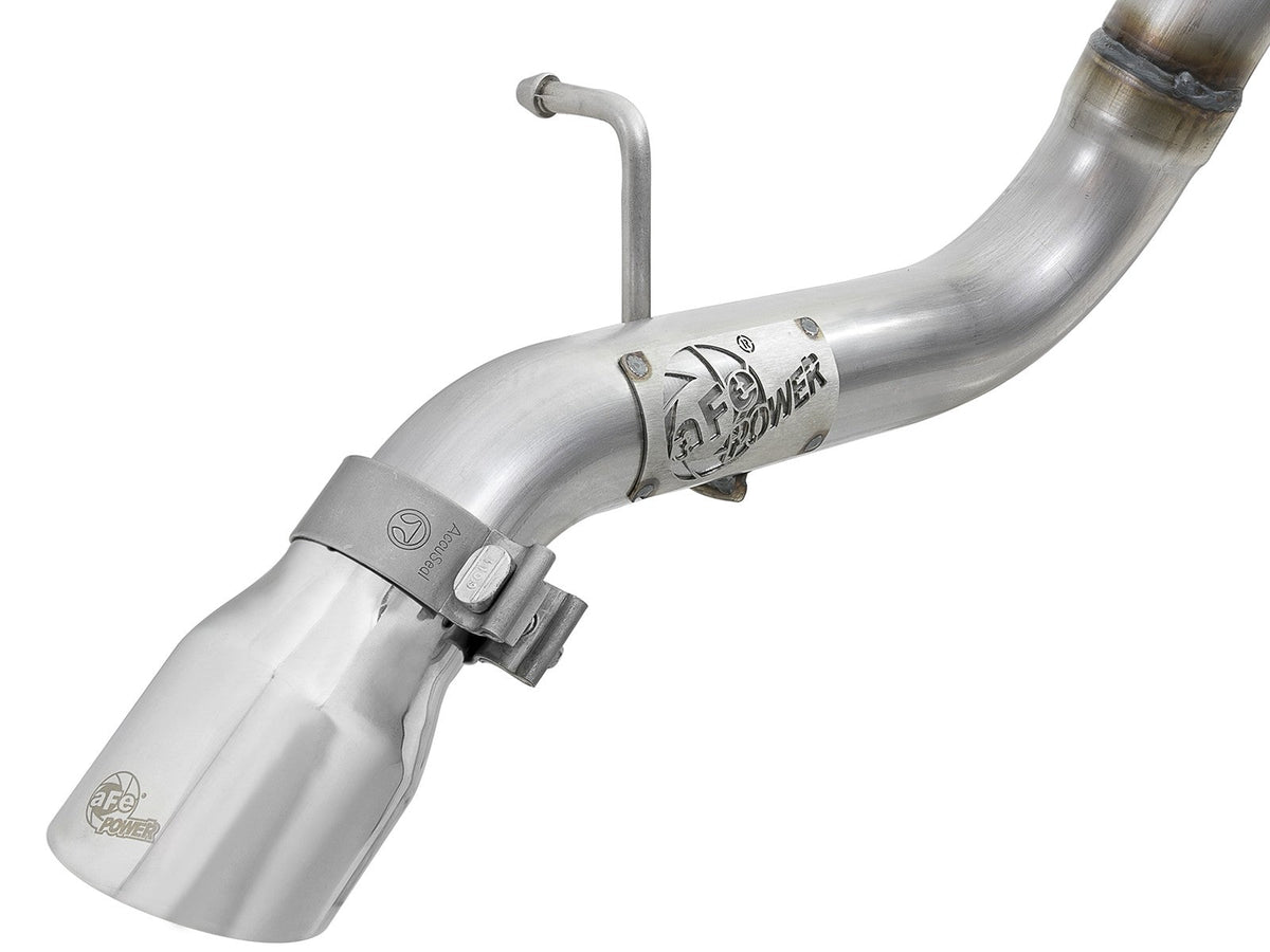 Mach Force-Xp 2-1/2 Inch 409 Stainless Steel Axle-Back Hi-Tuck Exhaust Polished Jeep Wrangler (Jl) 18-26 V6-3.6L aFe Power aFe Power