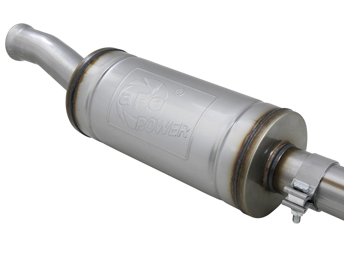 Mach Force-Xp 2-1/2 Inch 409 Stainless Steel Axle-Back Hi-Tuck Exhaust Polished Jeep Wrangler (Jl) 18-26 V6-3.6L aFe Power aFe Power