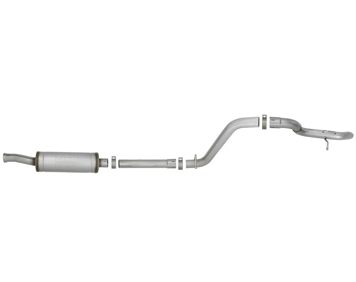 Mach Force-Xp 2-1/2 Inch 409 Stainless Steel Axle-Back Hi-Tuck Exhaust System Jeep Wrangler (Jl) 18-26 V6-3.6L aFe Power aFe Power