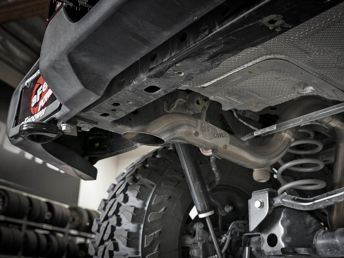 Mach Force-Xp 2-1/2 Inch 409 Stainless Steel Axle-Back Hi-Tuck Exhaust System Jeep Wrangler (Jl) 18-26 V6-3.6L aFe Power aFe Power