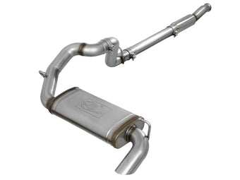 compare product Mach Force-Xp 3 Inch 409 Stainless Steel Cat-Back Hi-Tuck Exhaust System Jeep Wrangler (Jl) 18-26 L4-2.0L (t) aFe Power
