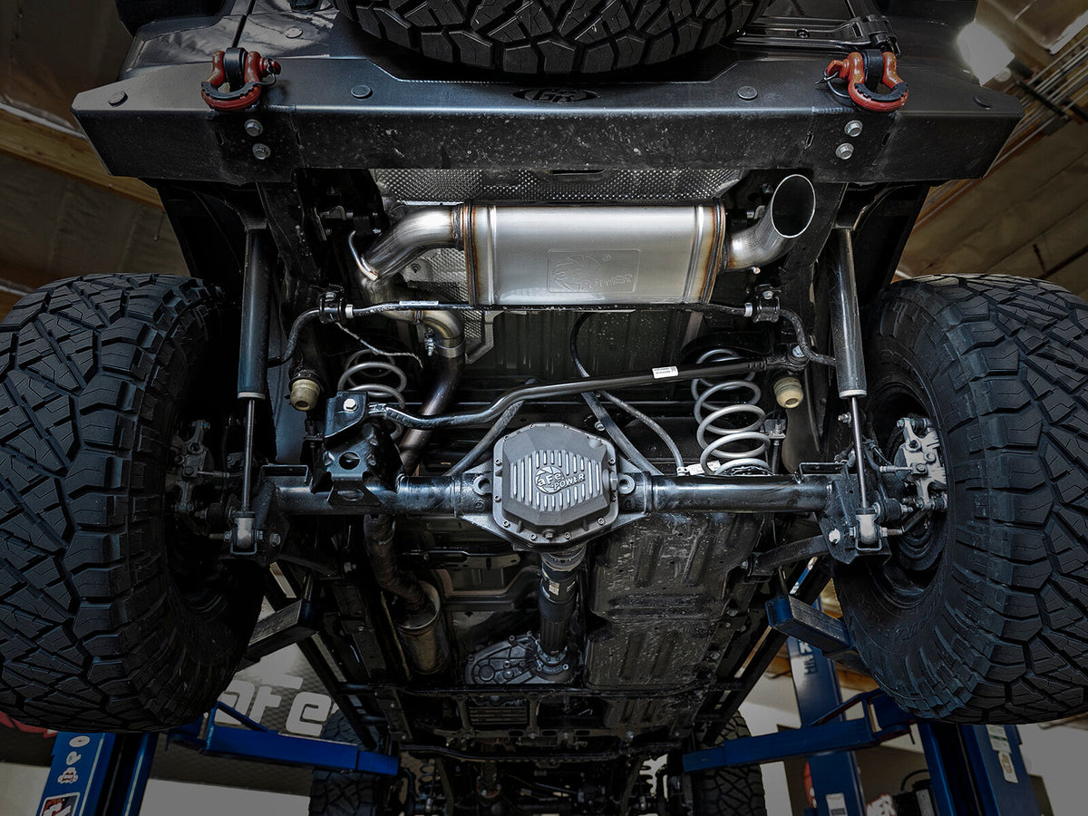 Mach Force-Xp 3 Inch 409 Stainless Steel Axle-Back Hi-Tuck Exhaust System Jeep Wrangler (Jl) 18-26 L4-2.0L (t)/V6-3.6L aFe Power aFe Power
