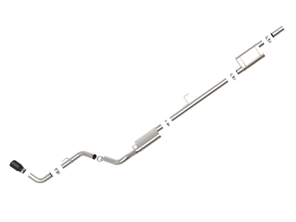 Apollo GT Series 3 Inch 409 Stainless Steel Cat-Back Exhaust System w/ Black Tip Jeep Gladiator (Jt) 20-26 V6-3.6L aFe Power aFe Power