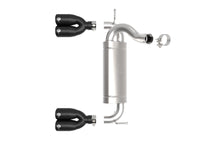 Rebel Series 2-1/2 Inch 409 Stainless Steel Axle-Back Exhaust System Black Jeep Wrangler (JK) 07-18 V6-3.6L/3.8L aFe Power aFe Power