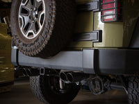Rebel Series 2-1/2 Inch 409 Stainless Steel Axle-Back Exhaust System Black Jeep Wrangler (JK) 07-18 V6-3.6L/3.8L aFe Power aFe Power