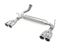 Rebel Series 2-1/2 Inch 409 Stainless Steel Axle-Back Exhaust System Polished Jeep Wrangler (JK) 07-18 V6-3.6/3.8L aFe Power aFe Power
