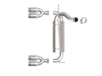 Rebel Series 2-1/2 Inch 409 Stainless Steel Axle-Back Exhaust System Polished Jeep Wrangler (JK) 07-18 V6-3.6/3.8L aFe Power aFe Power
