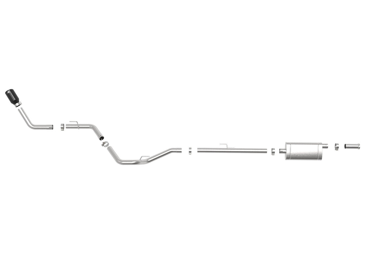 Apollo GT Series 2-1/2 Inch Stainless Steel Cat-Back Exhaust System w/ Black Tip Jeep Gladiator (Jt) 20-26 V6-3.6L aFe Power aFe Power