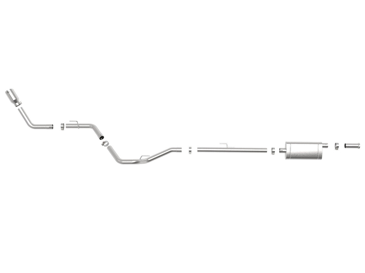 Apollo GT Series 2-1/2 Inch Stainless Steel Cat-Back Exhaust System w/ Polish Tip Jeep Gladiator (Jt) 20-26 V6-3.6L aFe Power aFe Power