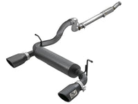 Rebel Series 3 Inch to 2-1/2 Inch 409 Stainless Steel Cat-Back Exhaust w/ Black Tip Jeep Wrangler (Jl) 18-26 L4-2.0L (t) aFe Power aFe Power