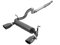 Rebel Series 3 Inch to 2-1/2 Inch 409 Stainless Steel Cat-Back Exhaust w/ Black Tip Jeep Wrangler (Jl) 18-26 L4-2.0L (t) aFe Power