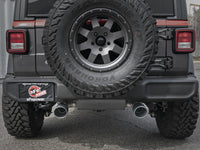 Rebel Series 3 Inch to 2-1/2 Inch 409 Stainless Steel Cat-Back Exhaust w/ Black Tip Jeep Wrangler (Jl) 18-26 L4-2.0L (t) aFe Power