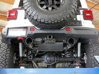 Rebel Series 3 Inch to 2-1/2 Inch 409 Stainless Steel Cat-Back Exhaust w/ Black Tip Jeep Wrangler (Jl) 18-26 L4-2.0L (t) aFe Power