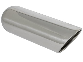 compare product Mach Force-Xp 304 Stainless Steel Clamp-on Exhaust Tip Polished 3 Inch Inlet x 4 Inch Outlet x 12 Inch L Slant aFe Power