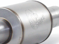 Mach Force-Xp Aluminized Steel Muffler (4 Inch ID Center/Center x 8 Inch Dia. x 30 Inch L - Round Body) aFe Power aFe Power