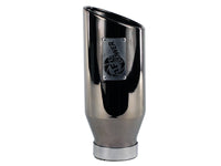 Mach Force-Xp 409 Stainless Steel Clamp-on Exhaust Tip Black Chrome 4 Inch Inlet x 6 Inch Outlet x 15 Inch L aFe Power aFe Power