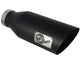 Mach Force-Xp 409 Stainless Steel Clamp-on Exhaust Tip Black 4 Inch Inlet x 7 Inch Outlet x 18 Inch L aFe Power aFe Power