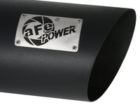 Mach Force-Xp 409 Stainless Steel Clamp-on Exhaust Tip Black 4 Inch Inlet x 7 Inch Outlet x 18 Inch L aFe Power aFe Power
