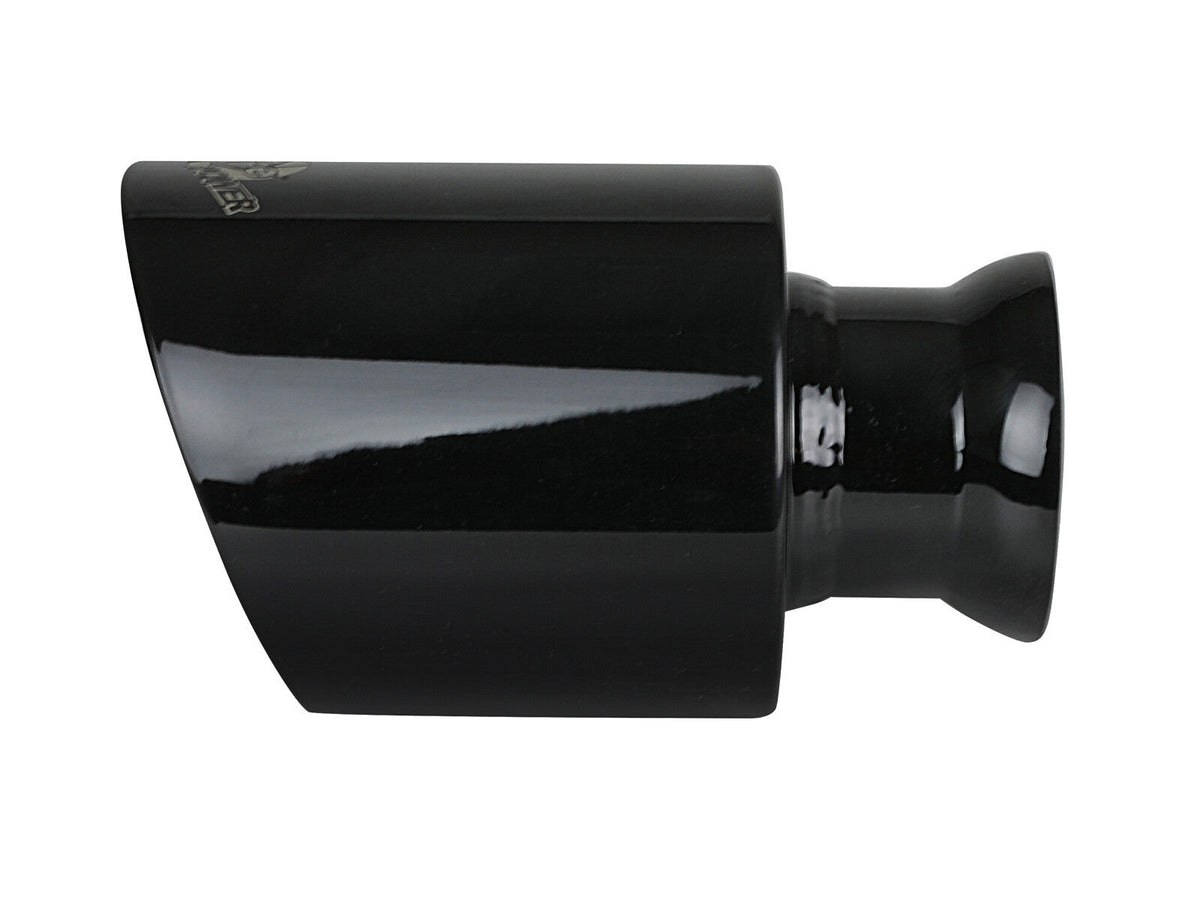 Mach Force-Xp 4-1/2 Inch Carbon Fiber OE Replacement Exhaust Tips Dodge Charger/Hellcat 15-22 V8-6.2L/6.4L Powdercoat Finish aFe Power aFe Power