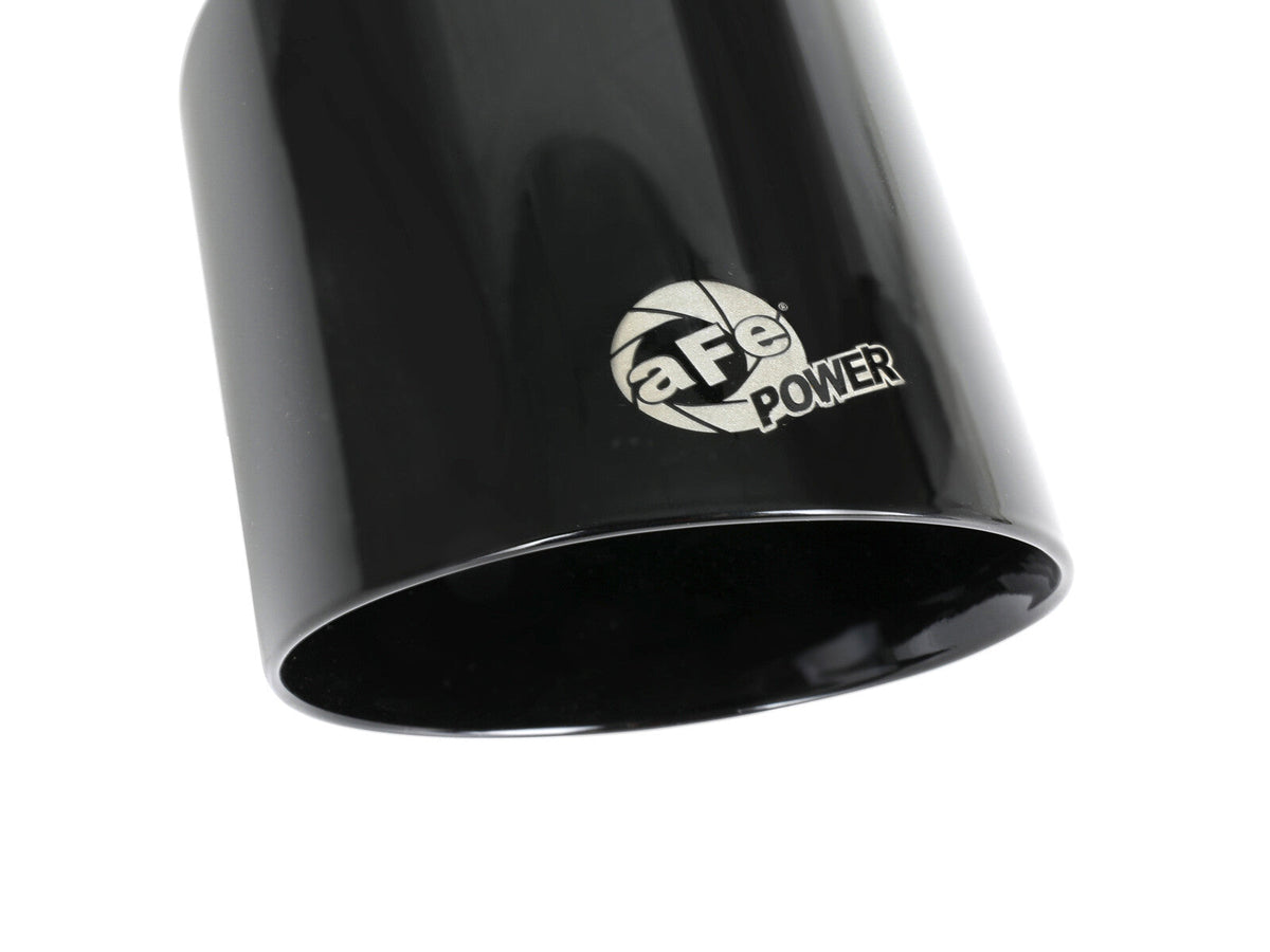 Mach Force-Xp 4-1/2 Inch Carbon Fiber OE Replacement Exhaust Tips Dodge Charger/Hellcat 15-22 V8-6.2L/6.4L Powdercoat Finish aFe Power aFe Power