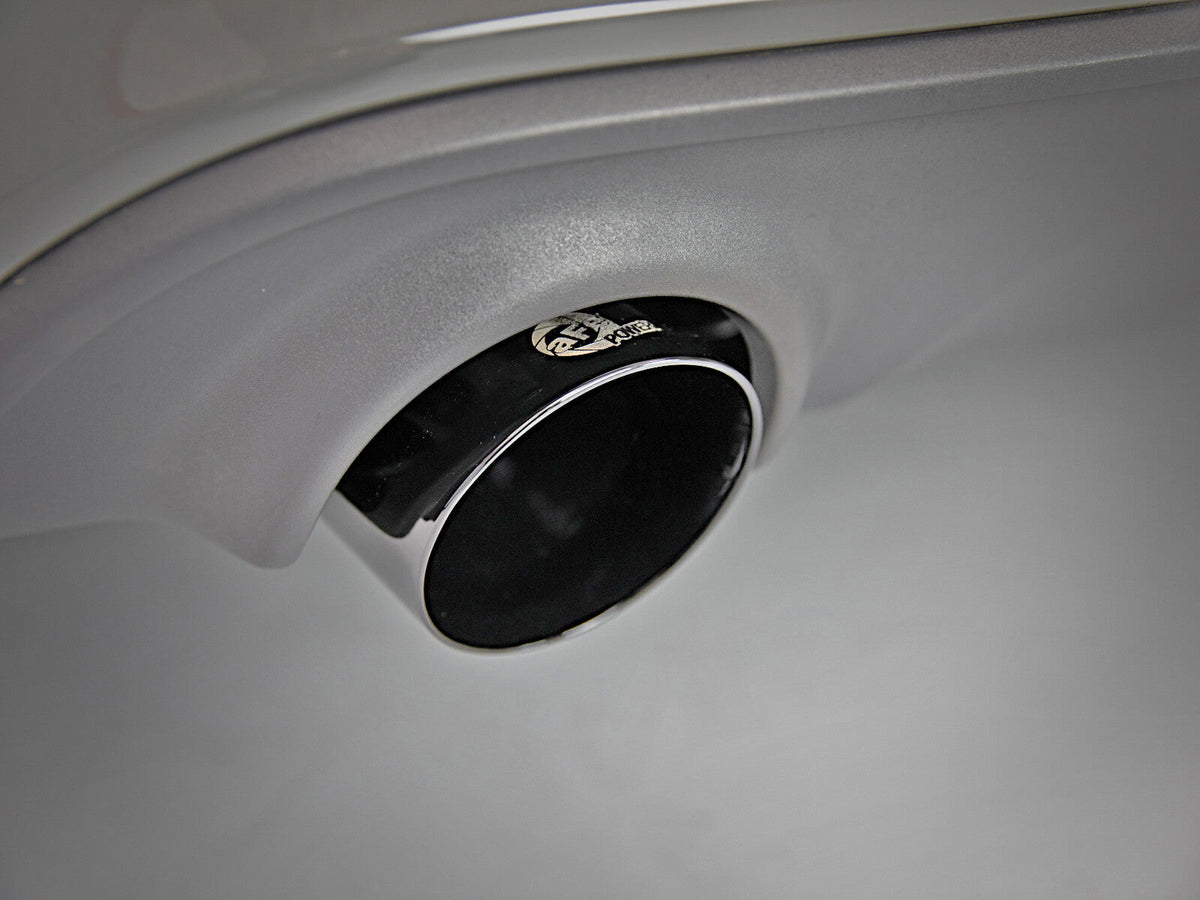 Mach Force-Xp 4-1/2 Inch Carbon Fiber OE Replacement Exhaust Tips Dodge Charger/Hellcat 15-22 V8-6.2L/6.4L Powdercoat Finish aFe Power aFe Power