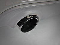 Mach Force-Xp 4-1/2 Inch Carbon Fiber OE Replacement Exhaust Tips Dodge Charger/Hellcat 15-22 V8-6.2L/6.4L Powdercoat Finish aFe Power aFe Power