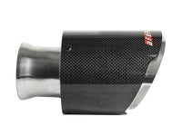Mach Force-Xp 4-1/2 Inch Carbon Fiber OE Replacement Exhaust Tips Dodge Charger/Hellcat 15-22 V8-6.2L/6.4L Natural Finish aFe Power aFe Power