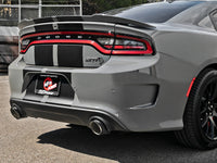 Mach Force-Xp 4-1/2 Inch Carbon Fiber OE Replacement Exhaust Tips Dodge Charger/Hellcat 15-22 V8-6.2L/6.4L Natural Finish aFe Power aFe Power