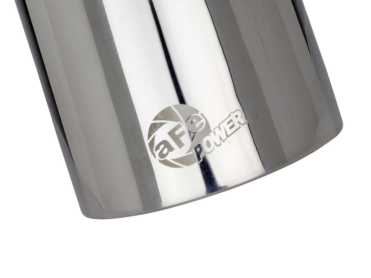 Mach Force-Xp 4-1/2 Inch Carbon Fiber OE Replacement Exhaust Tips Dodge Charger/Hellcat 15-22 V8-6.2L/6.4L Polished Finish aFe Power aFe Power