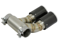 Mach Force-Xp 3-1/2 Inch Carbon Fiber OE Replacement Exhaust Tips Porsche Cayman S/Boxster S (981) 13-16 H6-3.4L aFe Power aFe Power