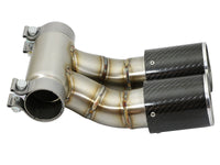 Mach Force-Xp 3-1/2 Inch Carbon Fiber OE Replacement Exhaust Tips Porsche Cayman S/Boxster S (981) 13-16 H6-3.4L aFe Power aFe Power