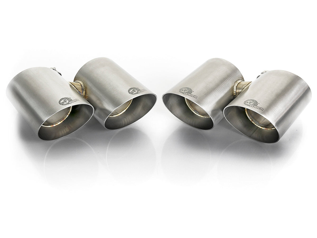 Mach Force-Xp 304 Stainless Steel OE Replacement Exhaust Tips Polished Porsche 911 Carrera S (991) 12-16 H6-3.8L aFe Power aFe Power