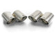 Mach Force-Xp 304 Stainless Steel OE Replacement Exhaust Tips Polished Porsche 911 Carrera S (991) 12-16 H6-3.8L aFe Power aFe Power