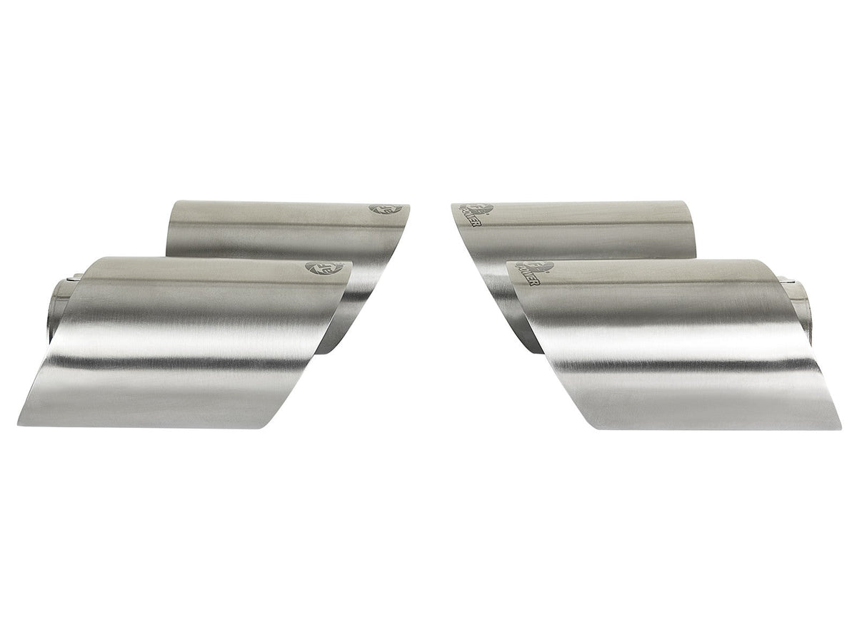 Mach Force-Xp 304 Stainless Steel OE Replacement Exhaust Tips Polished Porsche 911 Carrera S (991) 12-16 H6-3.8L aFe Power aFe Power