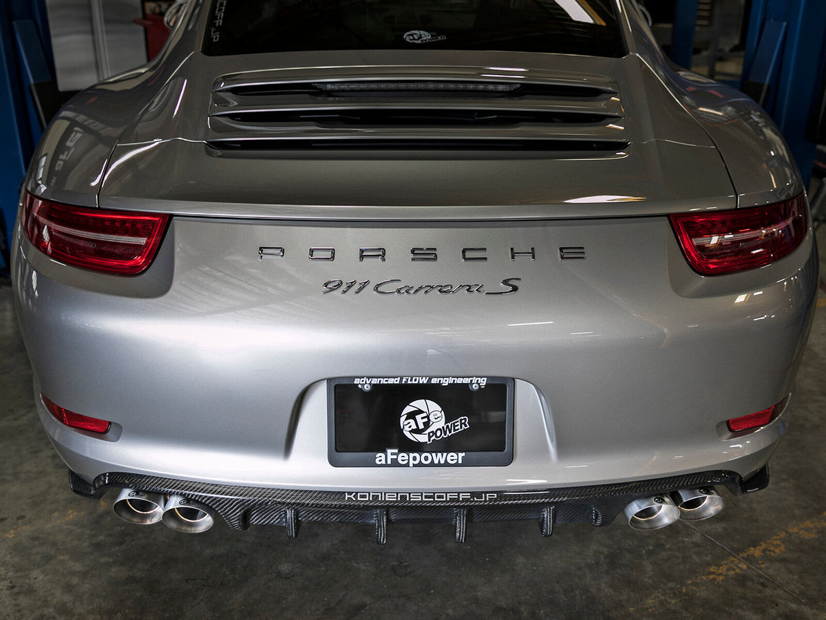 Mach Force-Xp 304 Stainless Steel OE Replacement Exhaust Tips Polished Porsche 911 Carrera S (991) 12-16 H6-3.8L aFe Power aFe Power