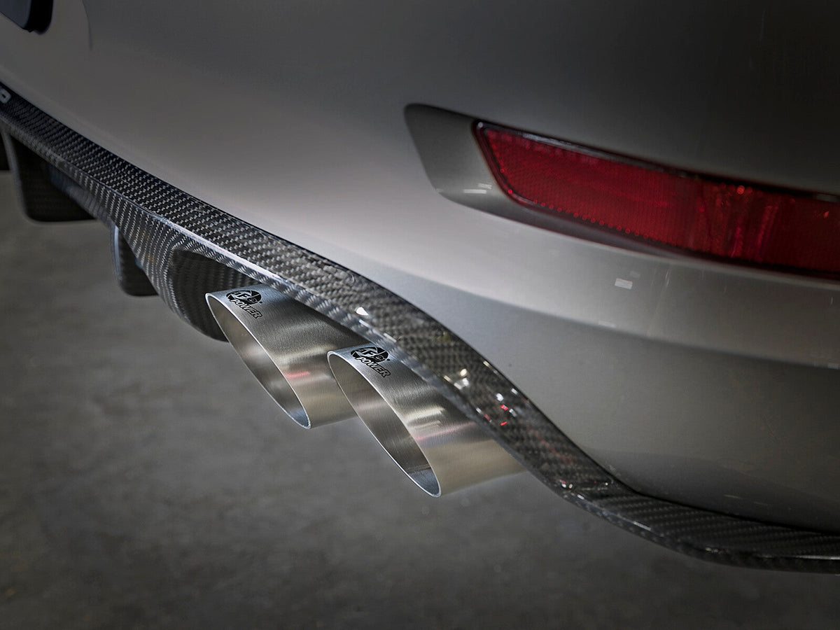 Mach Force-Xp 304 Stainless Steel OE Replacement Exhaust Tips Polished Porsche 911 Carrera S (991) 12-16 H6-3.8L aFe Power aFe Power