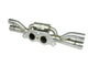 Mach Force-Xp 304 Stainless Steel Secondary Muffler Delete Pipe Porsche 911 GT3 14-19 H6-3.8L/4.0L aFe Power aFe Power