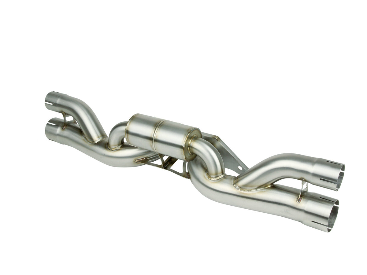 Mach Force-Xp 304 Stainless Steel Secondary Muffler Delete Pipe Porsche 911 GT3 14-19 H6-3.8L/4.0L aFe Power aFe Power