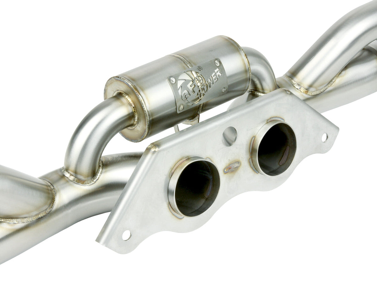 Mach Force-Xp 304 Stainless Steel Secondary Muffler Delete Pipe Porsche 911 GT3 14-19 H6-3.8L/4.0L aFe Power aFe Power