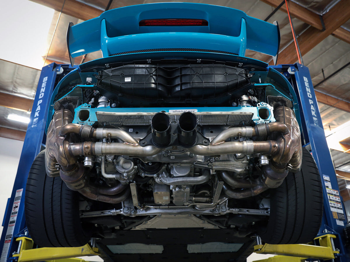 Mach Force-Xp 304 Stainless Steel Secondary Muffler Delete Pipe Porsche 911 GT3 14-19 H6-3.8L/4.0L aFe Power aFe Power