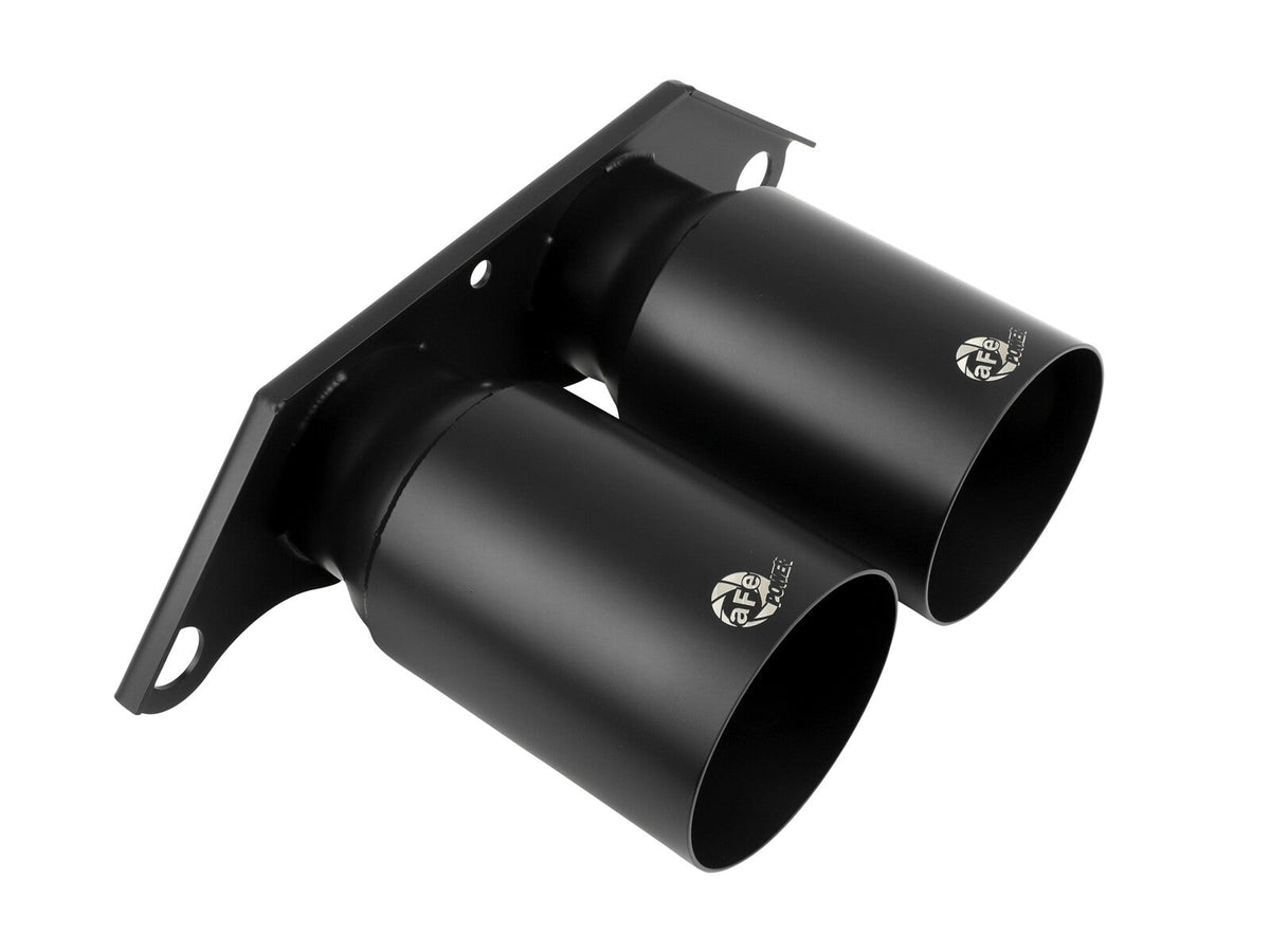 Mach Force-Xp 4 Inch Satin Black OE Replacement Exhaust Tips Porsche 911 GT3 14-19 H6-3.8L/4.0L aFe Power aFe Power