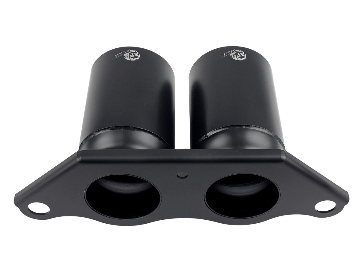 Mach Force-Xp 4 Inch Satin Black OE Replacement Exhaust Tips Porsche 911 GT3 14-19 H6-3.8L/4.0L aFe Power aFe Power