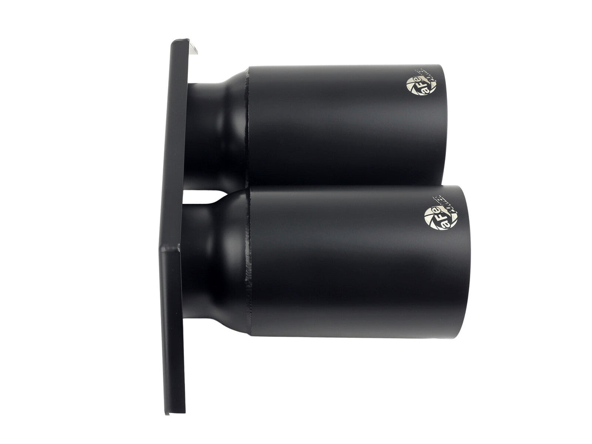 Mach Force-Xp 4 Inch Satin Black OE Replacement Exhaust Tips Porsche 911 GT3 14-19 H6-3.8L/4.0L aFe Power aFe Power